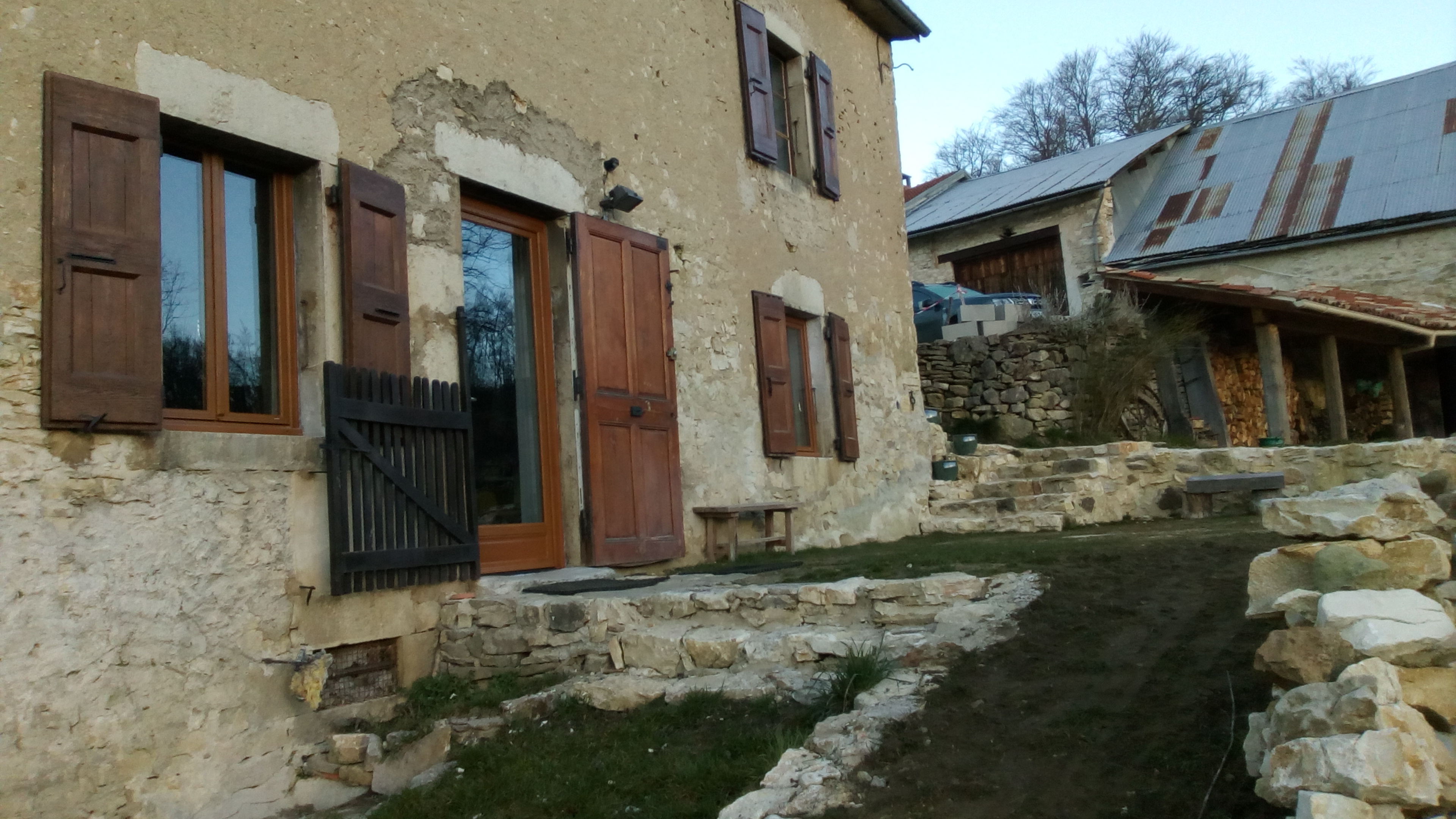 L'entrée du Gîte des Chênes Verts à Saint Martin en Vercors