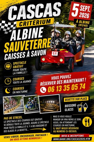 CASCAS - Critérium Albine-Sauveterre de Caisses À Savon