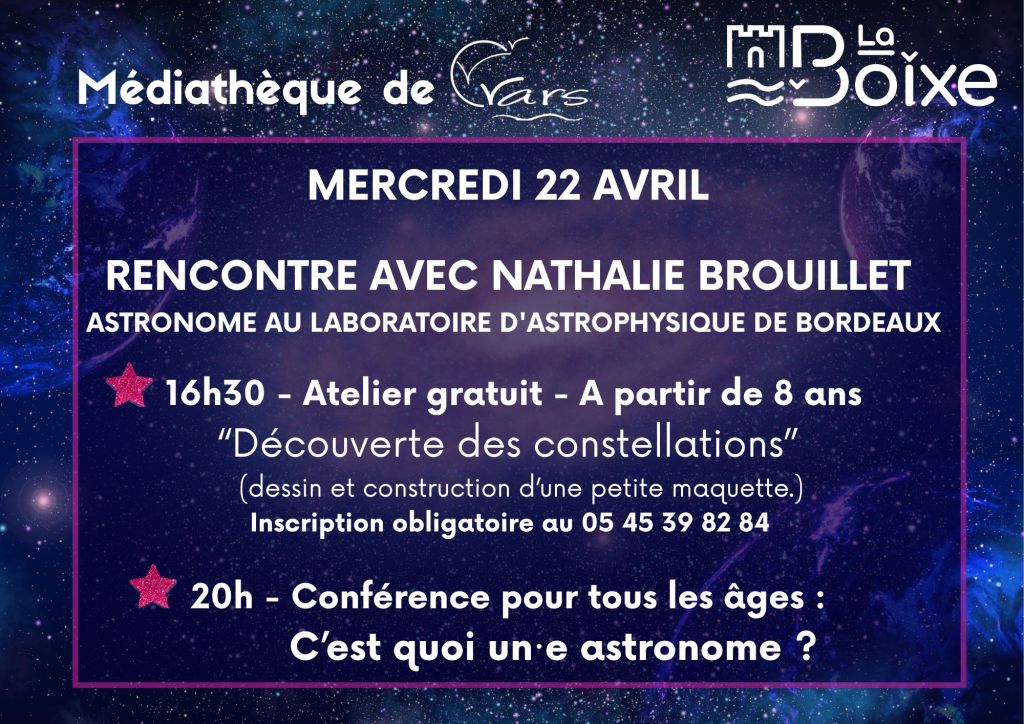 Rencontre avec une astronome_La Boixe