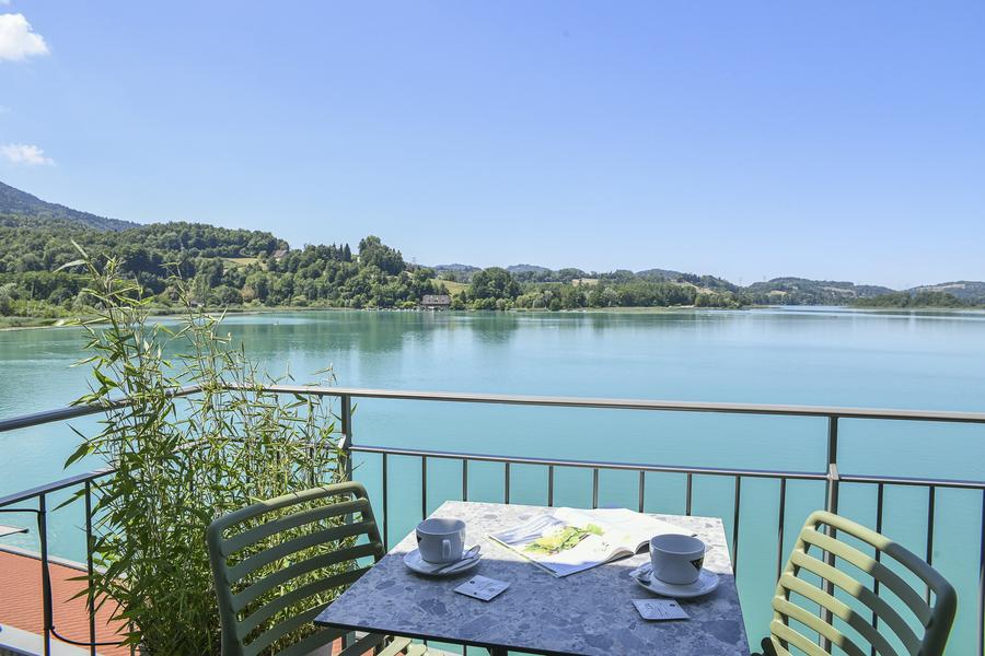 Terrasse vue lac à Aiguebelette-le-Lac