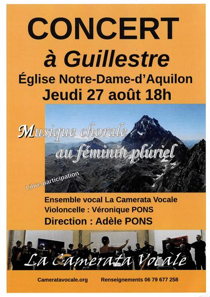 Concert de la Camerata vocale