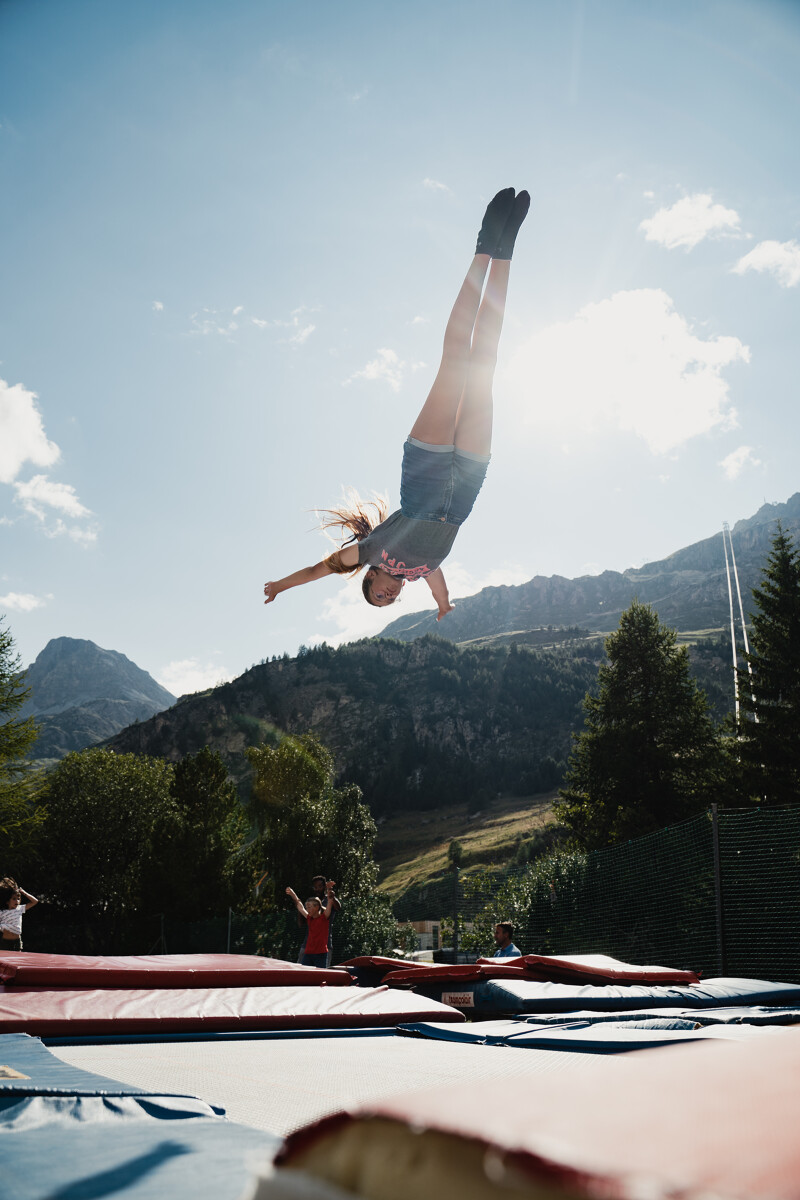 Initiation trampoline