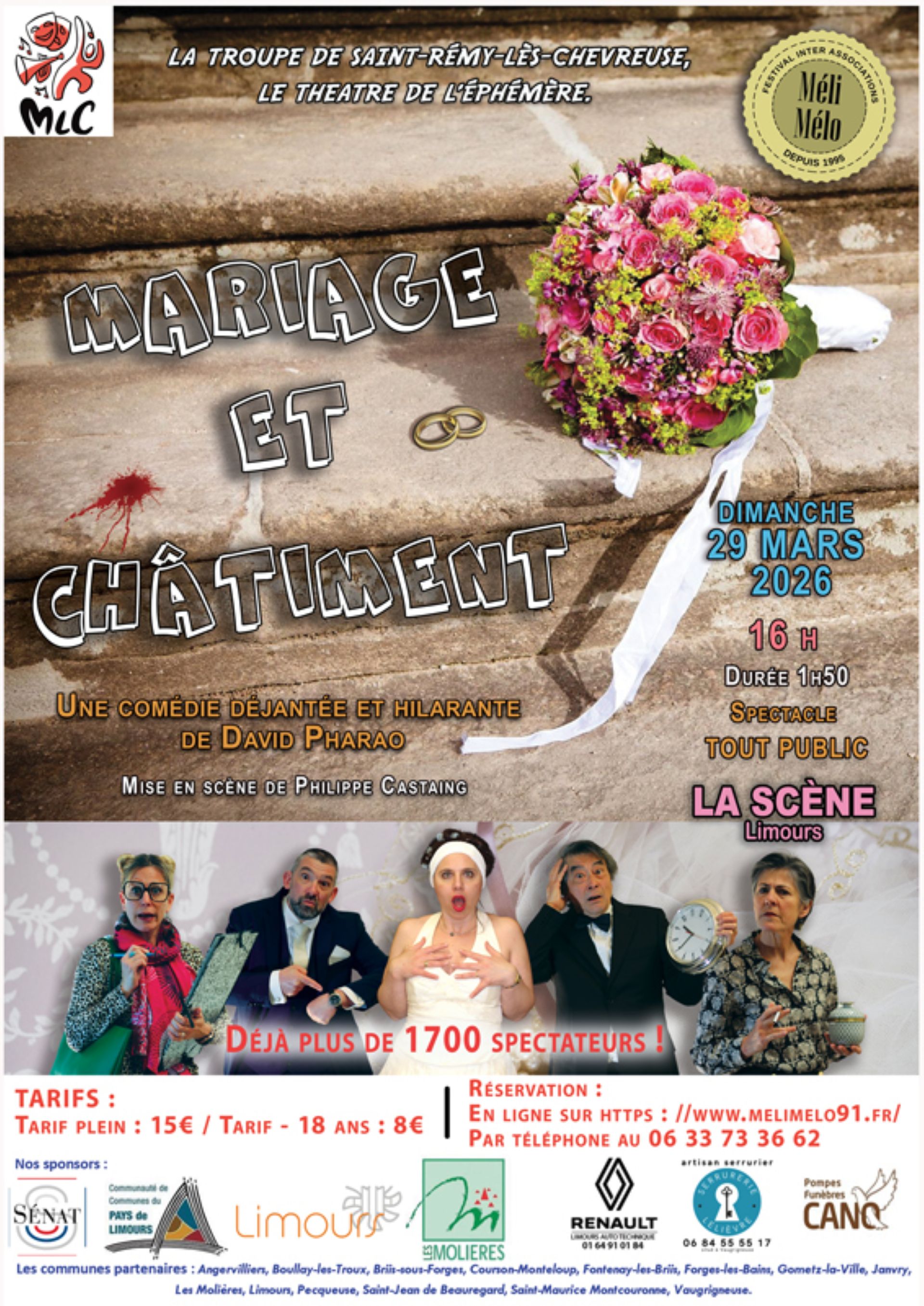 Mariage et Chu00e2timent, Limours 2026 - comu00e9die thu00e9u00e2tre