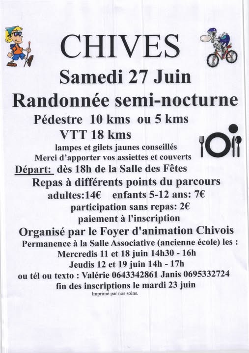 Randonnées semi-nocturne