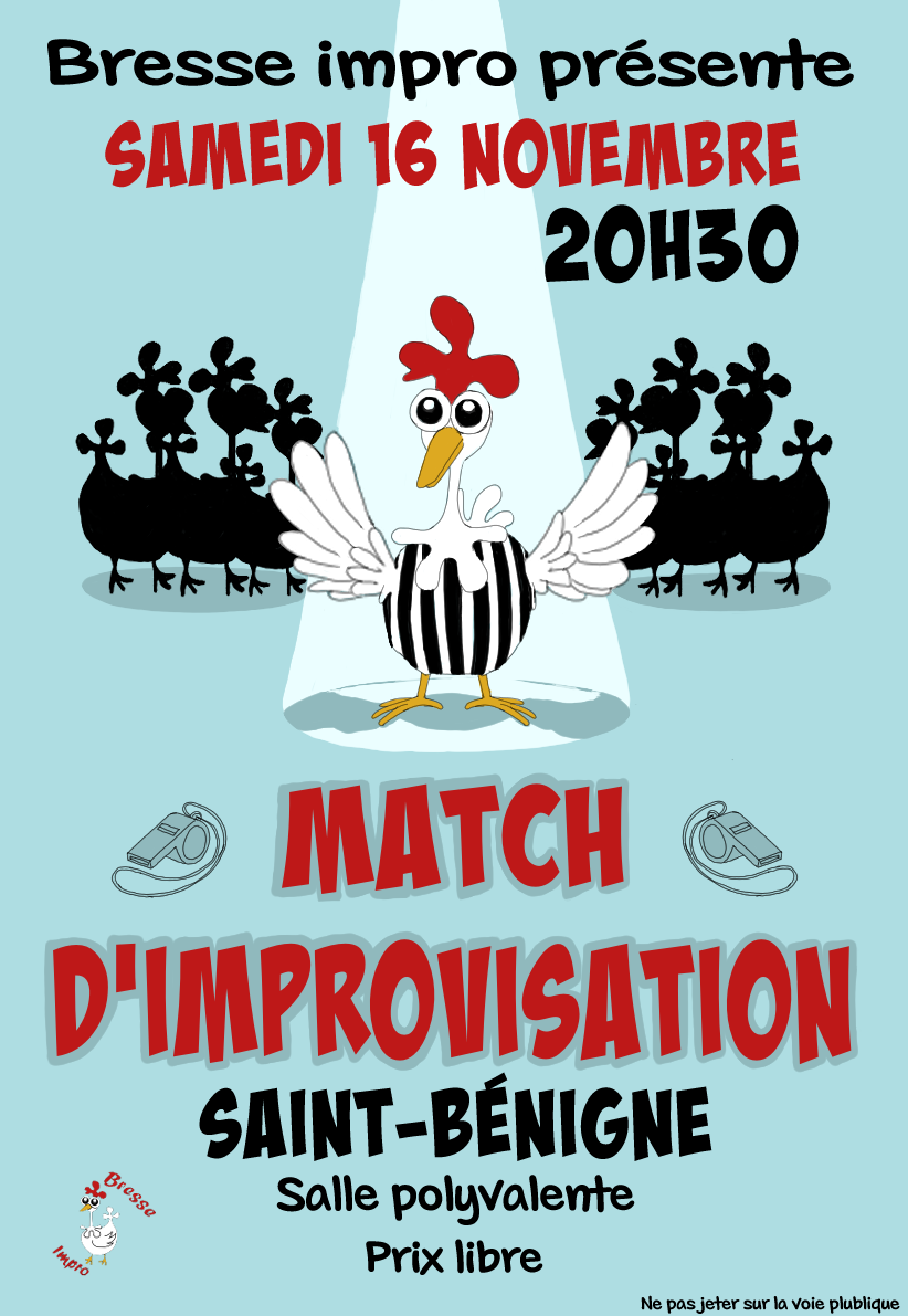 Match d'improvisation théâtrale_Saint-Bénigne