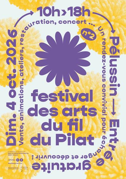 Affiche Festival des Arts du Fil du Pilat 4 oct 2026