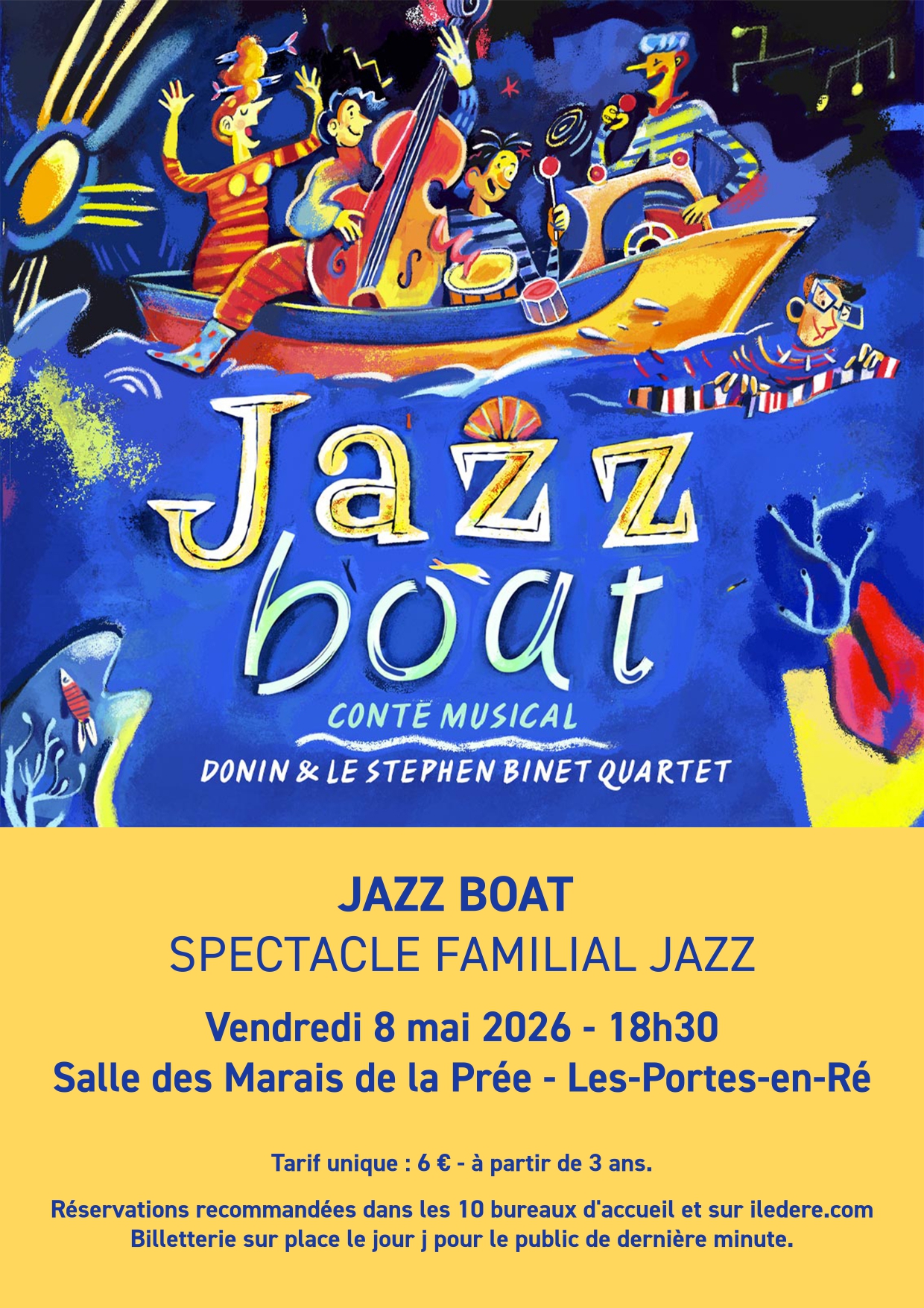 Jazz boat - Donin et Le Stephen Binet Quartet