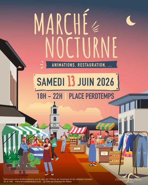 Marché nocturne_Divonne-les-Bains