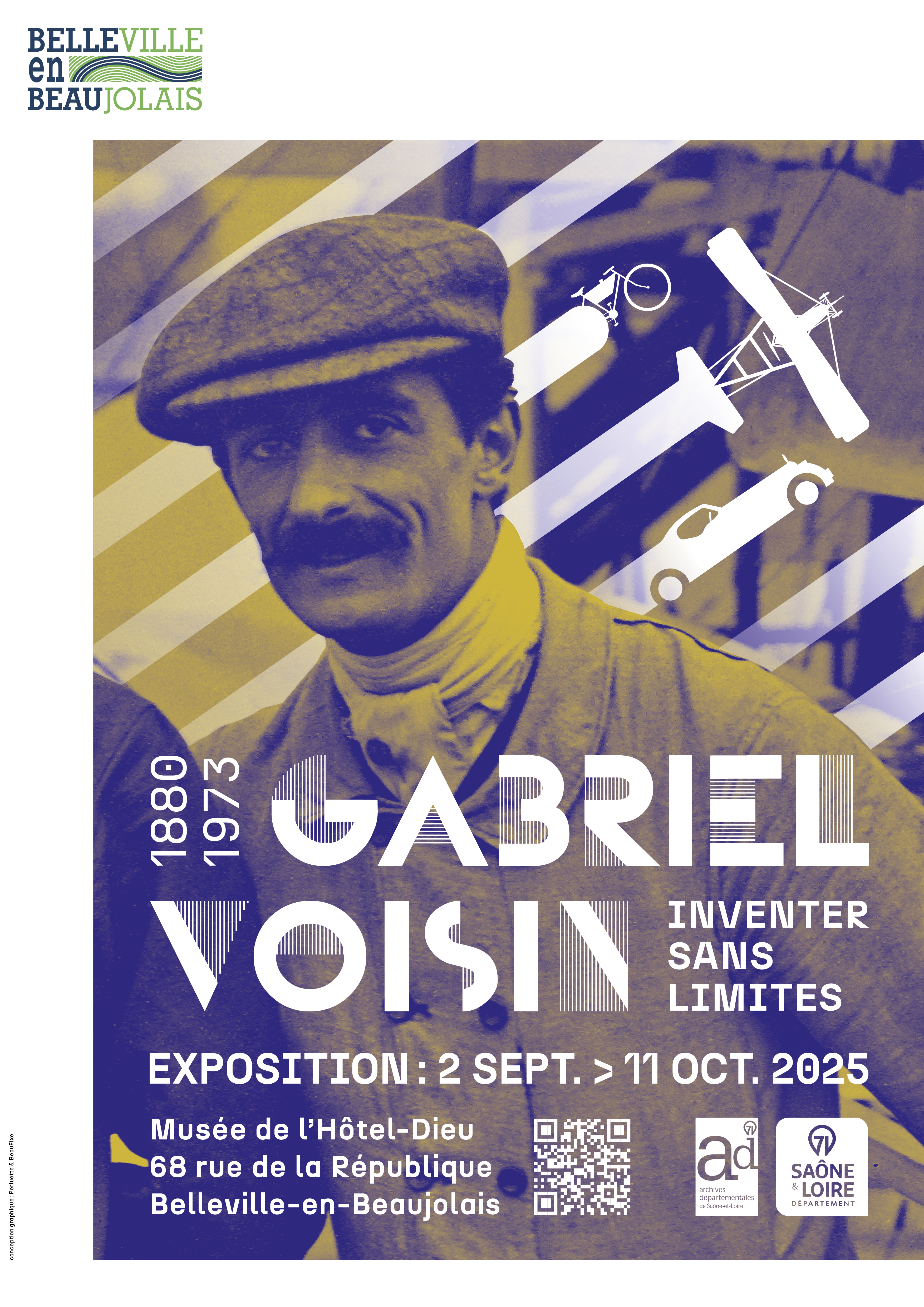 Exposition Gabriel Voisin, Inventer sans limites