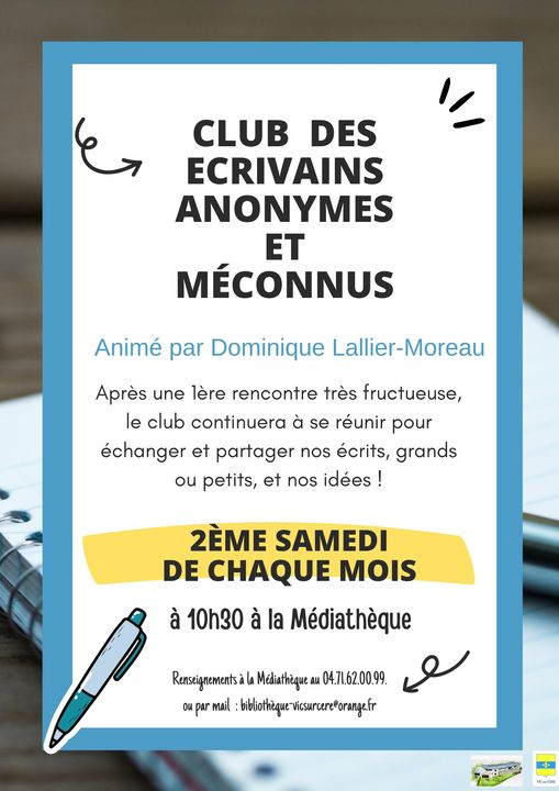 Le Club des écrivains anonymes