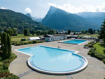 Piscine avec drone, vue sur le criou