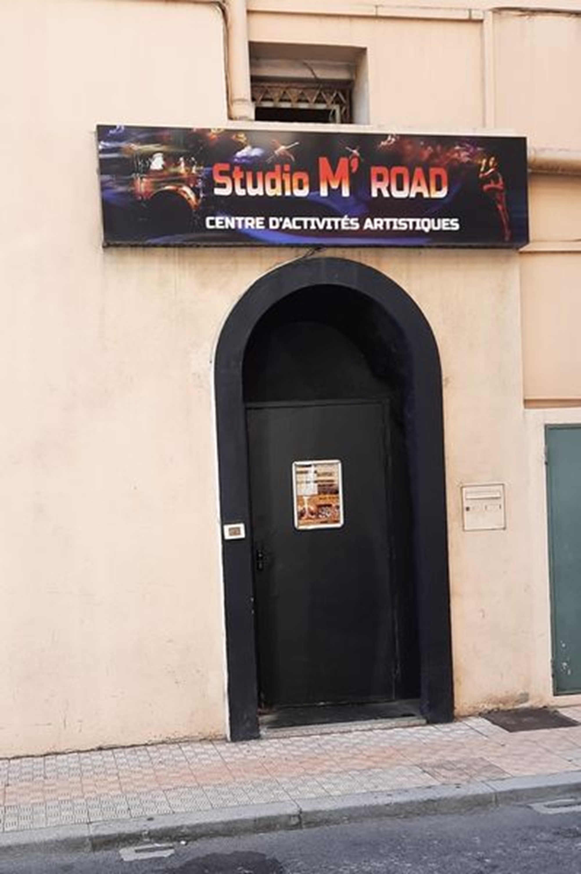 Entrée du studio