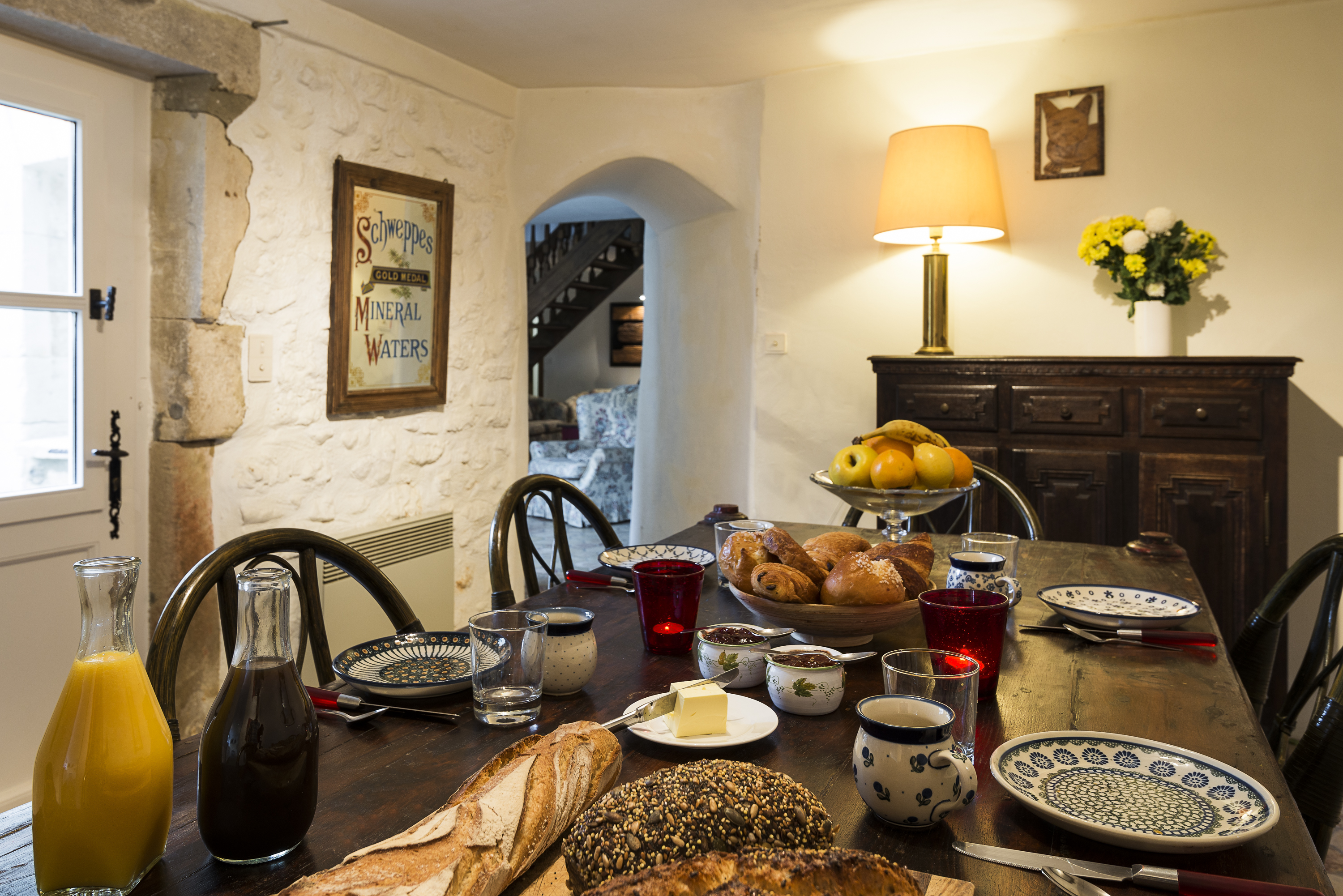 Salle à manger - La Croix du Grés - Gîte Papillon