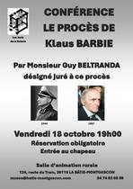 Conférence sur le procès de Klaus Barbie