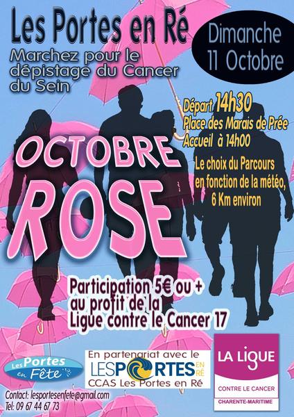 Marche pour le dépistage du Cancer du sein