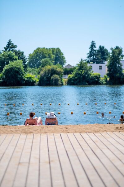 Couloir de nage en eau libre