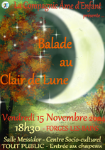 Spectacle Balade au Clair de Lune