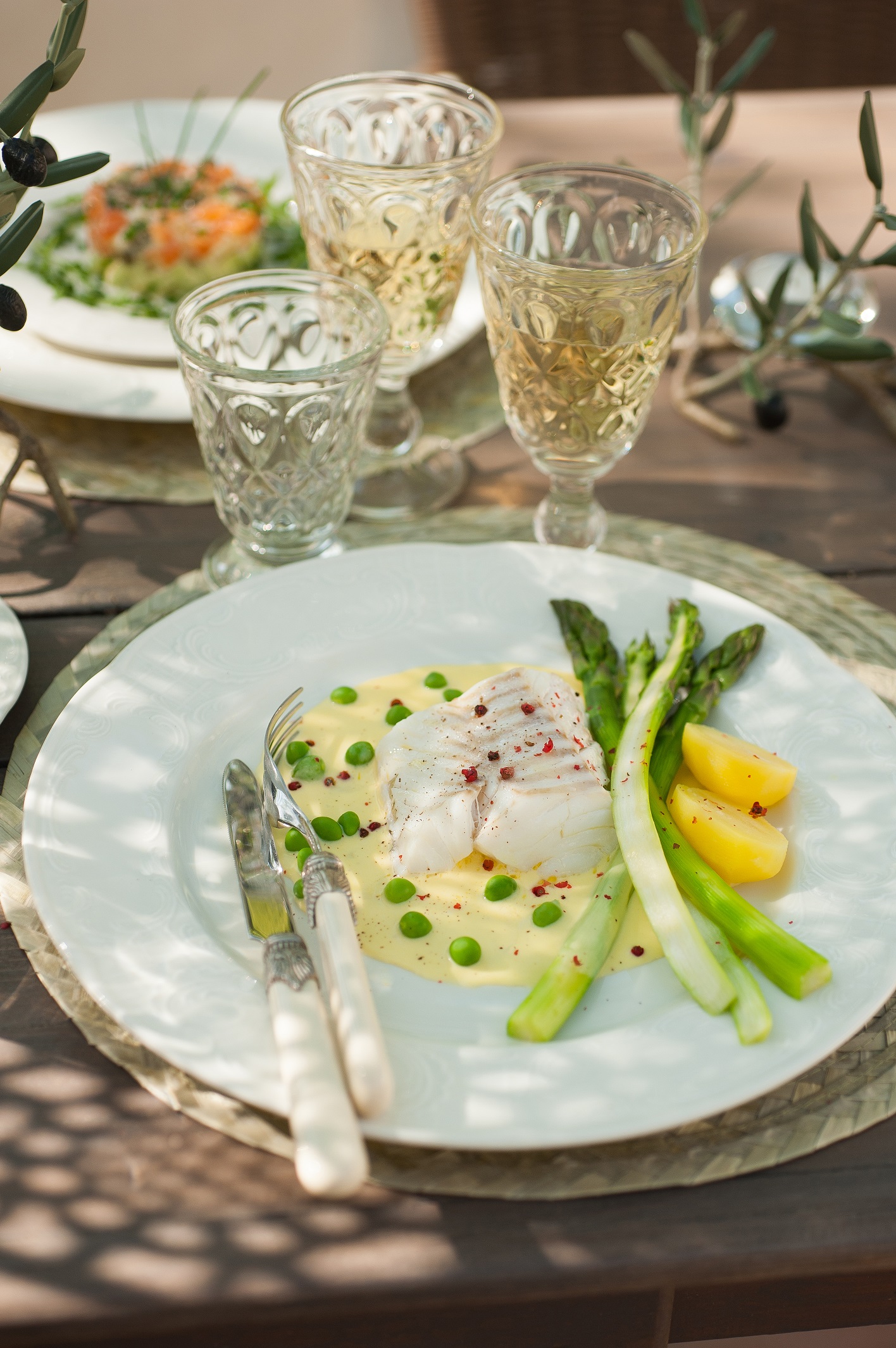 Plat de saison - Hôtel Domaine le Bois des Dames