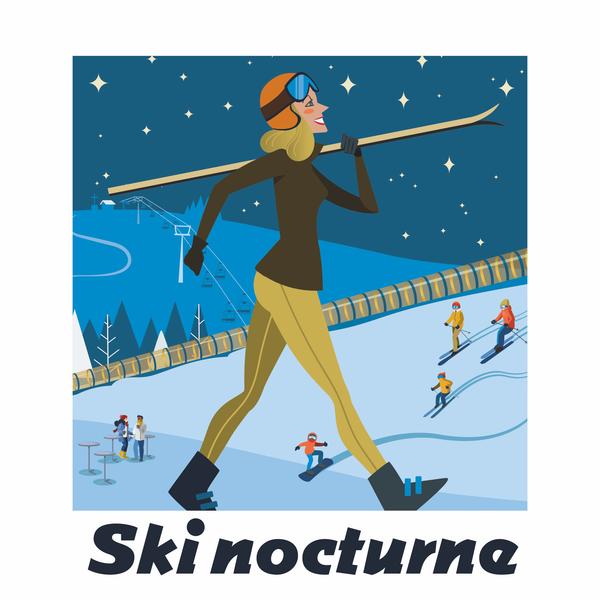 Ski nocturne