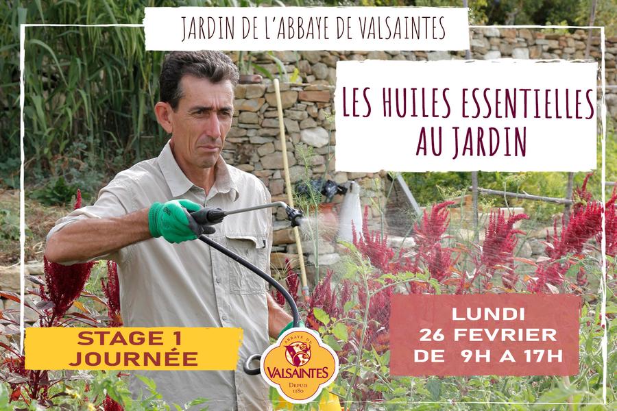 Stage utilisation huiles essentielles au jardin
