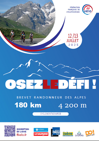 Brevet de Randonneur des Alpes BRA 2025
