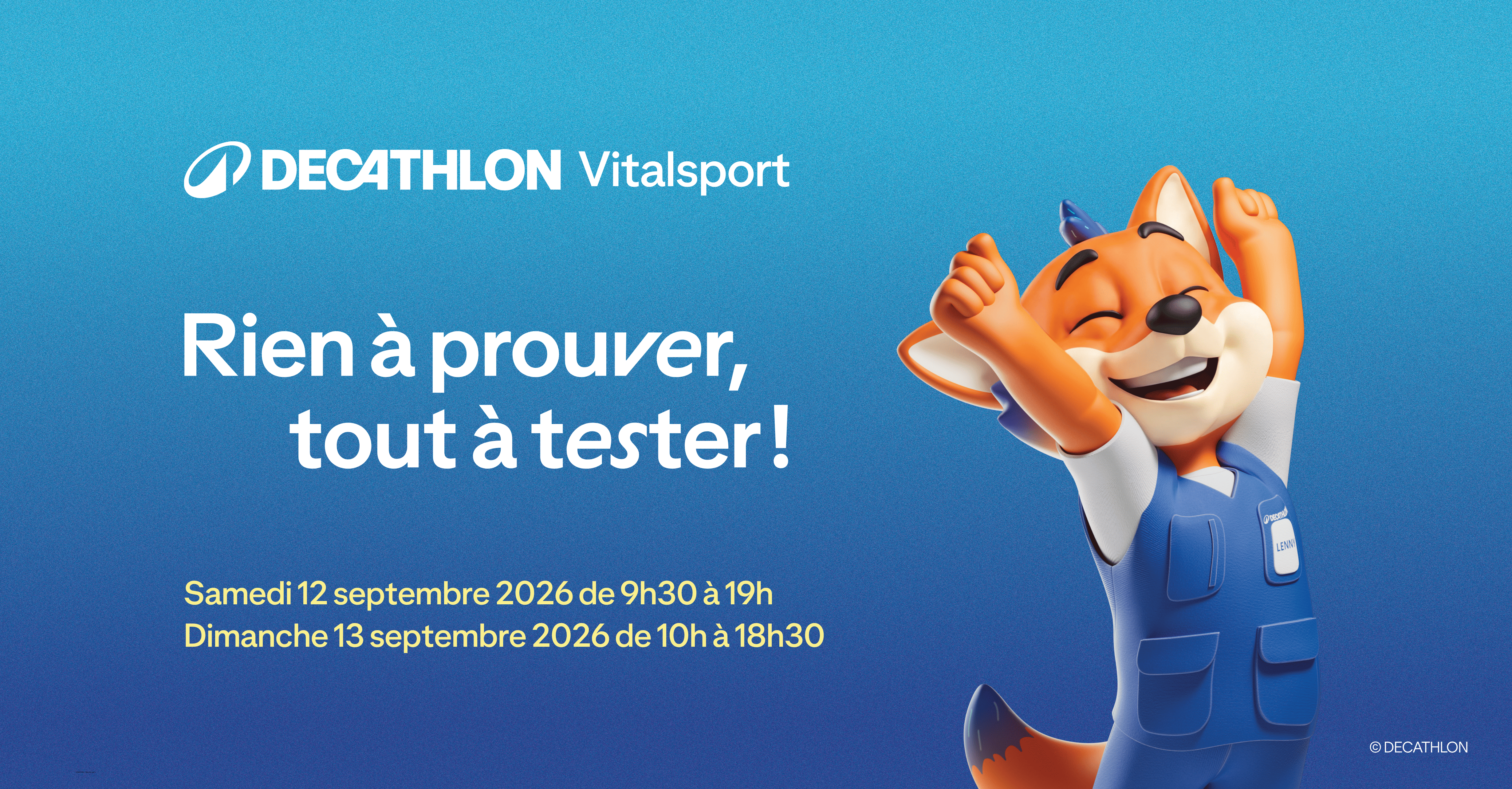 Vitalsport 2026 Decathlon Troyes Lavau