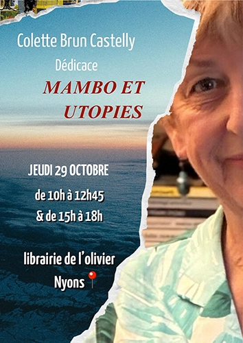 Dédicace de Colette Brun Castelly_Nyons