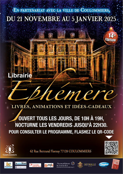 Librairie Ephémère (14ème édition)_Coulommiers