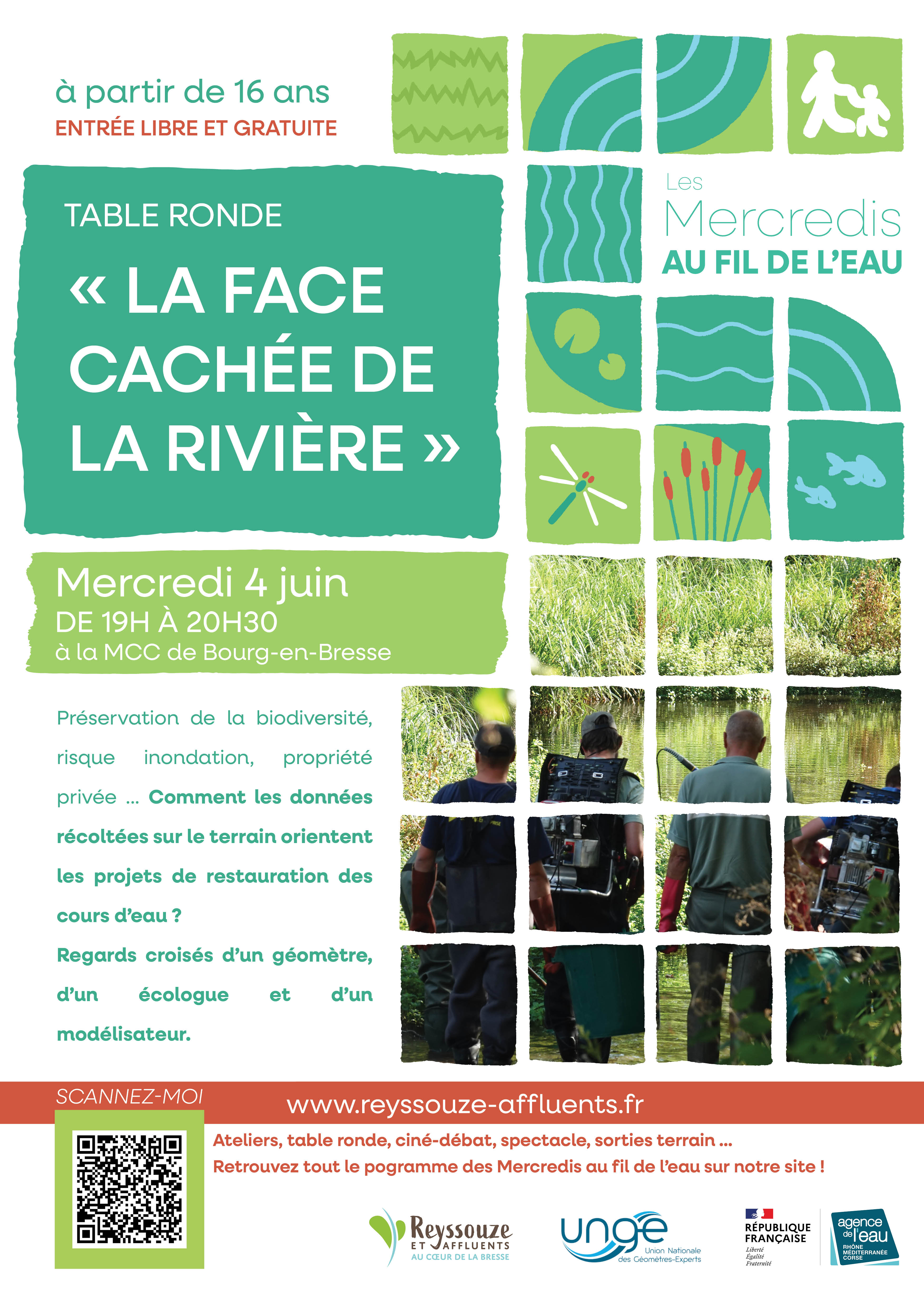 [Les mercredis au fil de l'eau] Table ronde "La face cachée de la rivière"_Bourg-en-Bresse