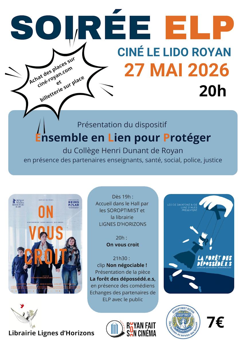 Soirée ELP - Ensemble en Lien pour Protéger contre les violences intra-familiales