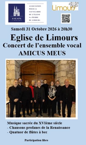 Concert de l'ensemble AMICUS MEUS, Limours