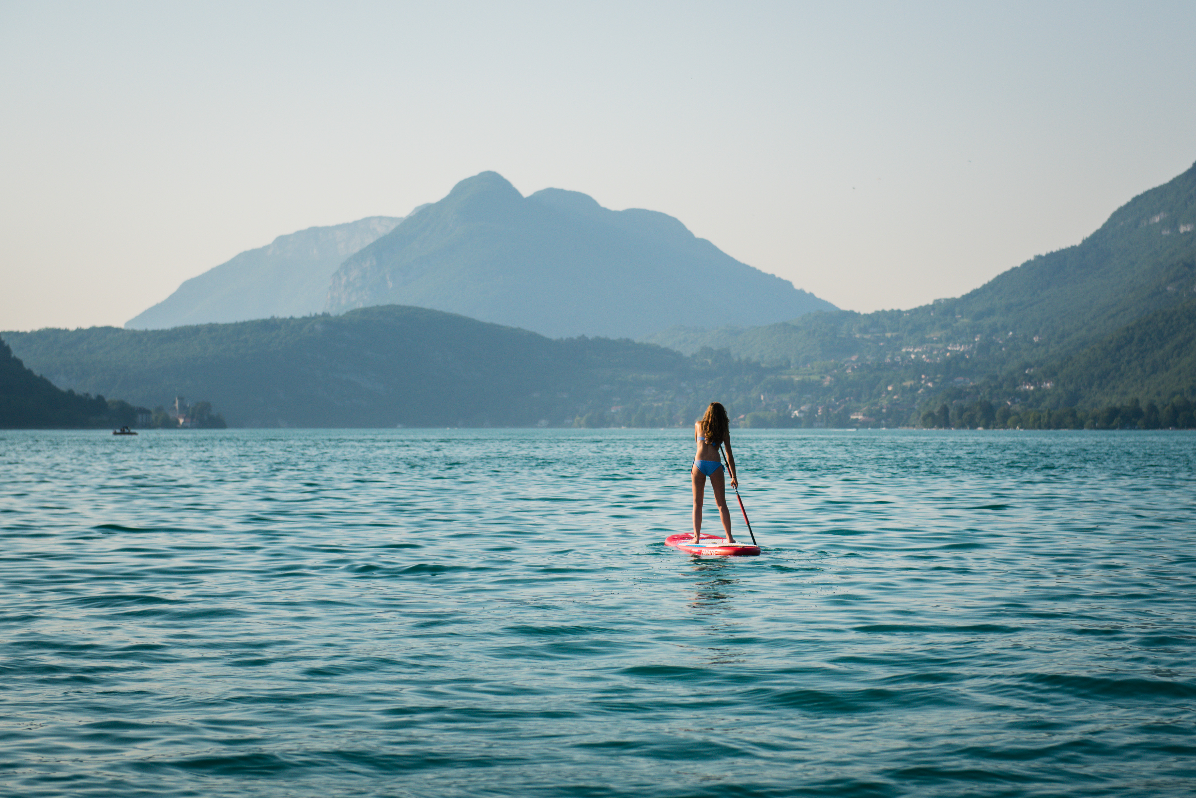 paddle sur le lac d'Annecy