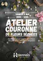 Atelier créatif enfant : couronne de fleurs séchées_Roanne