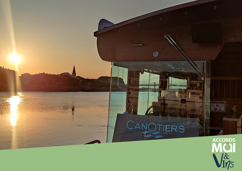 Sunset tour - Apéro sur l'eau avec Les Canotiers_Tournon-sur-Rhône