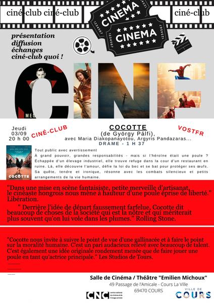 Projection ciné-club : Cocotte