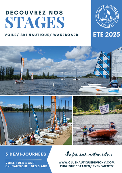 Stages nautiques été 2025