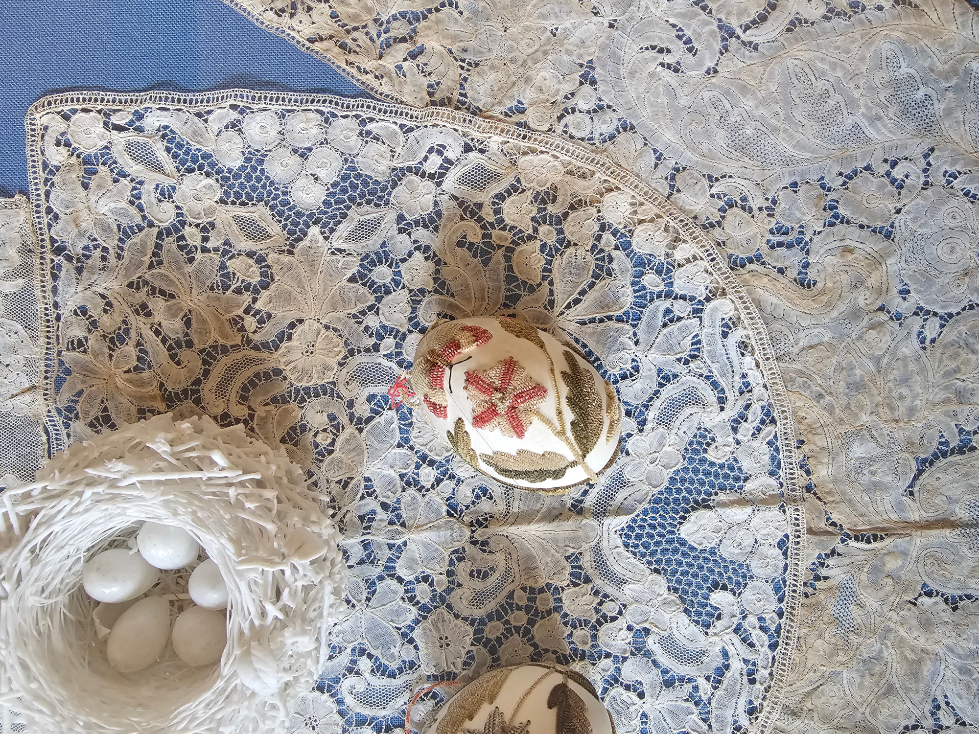 Atelier - Des oeufs à broder