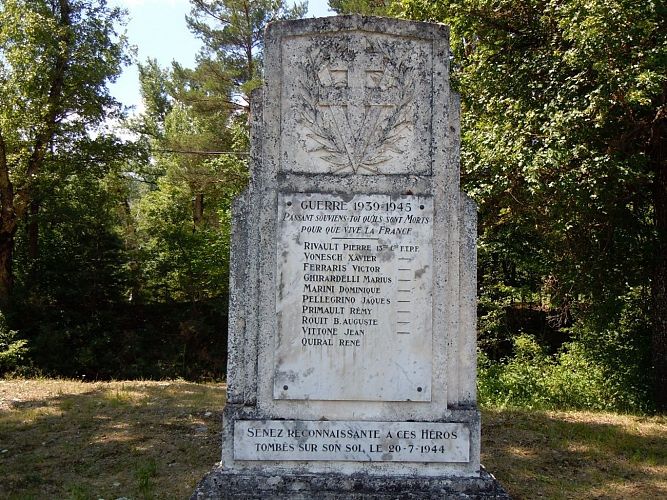 Chemin de la Mémoire en Méditerranée Porte des Maures