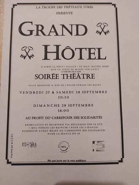 Affiche Grand Hôtel