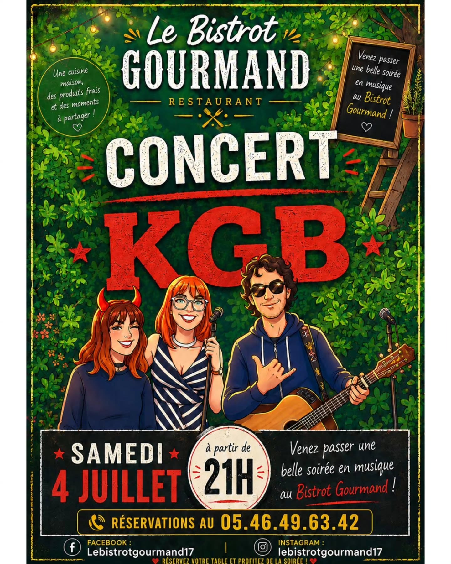Concert KGB Le Bistrot Gourmand