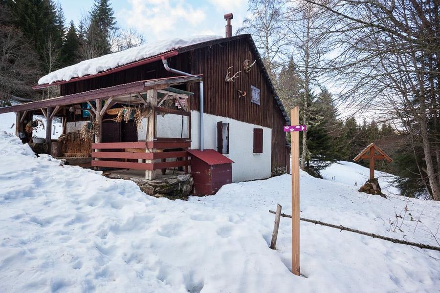 Circuit raquettes Descente aux Esserts Bernex pays d'Evian