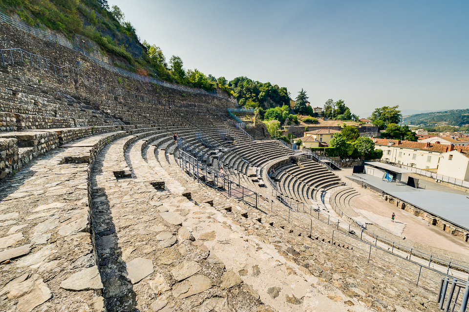 Gradins du théâtre antique