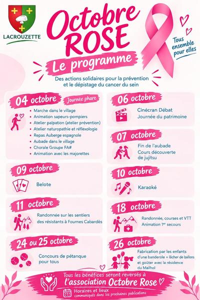 Octobre rose à Lacrouzette