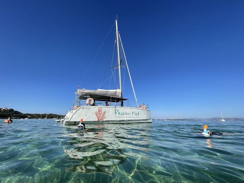 Porquerolles catamaran Passion Med