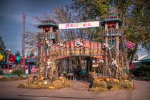Décoration d'Halloween au parc Walibi Rhône-Alpes - Les Avenières Veyrins-Thuellin