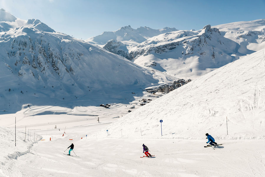 Ski de piste à Tignes - domaine