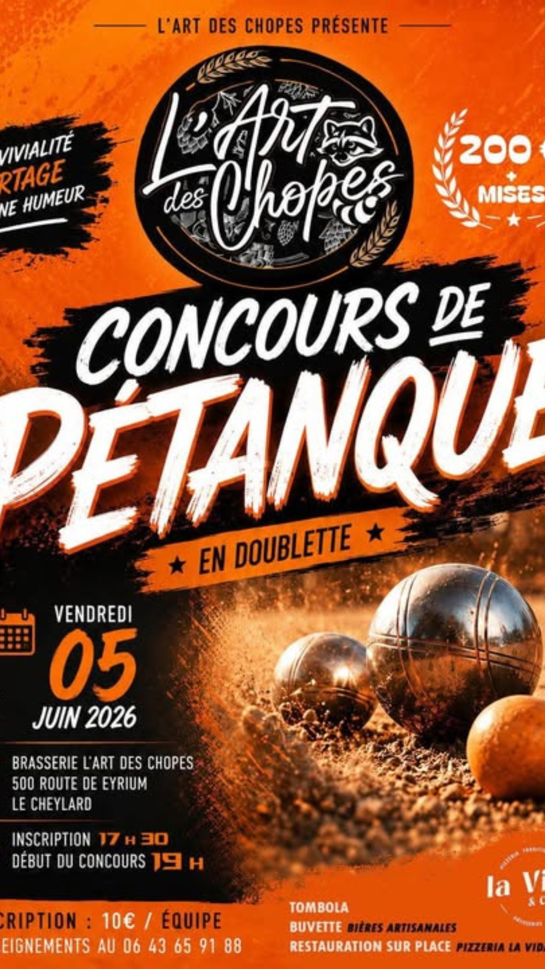Concours de pétanque
