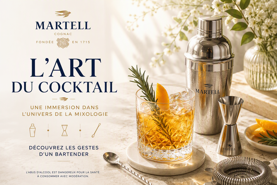 Atelier mixologie chez Martell