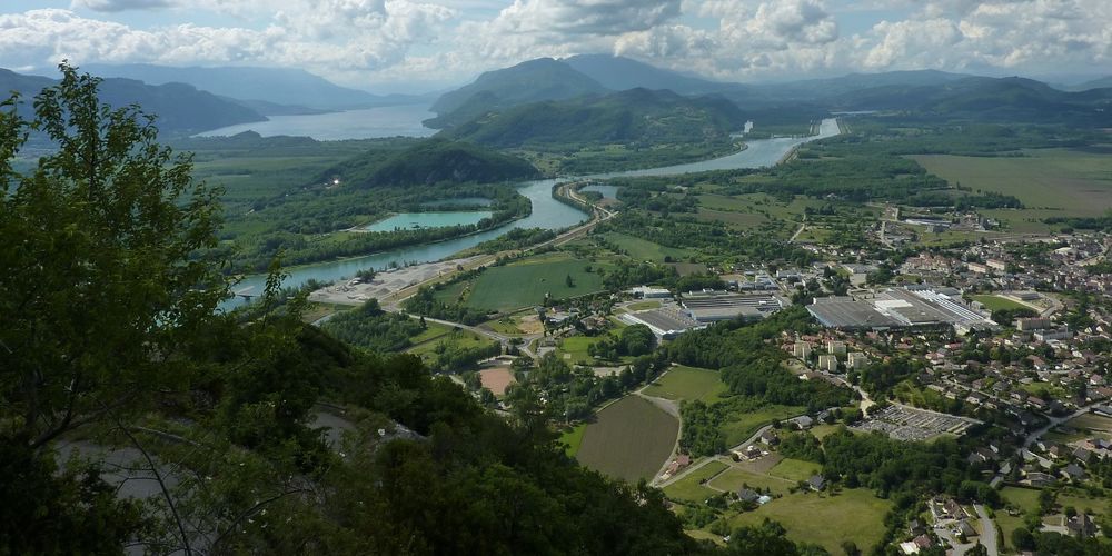 Culoz depuis le Grand Colombier