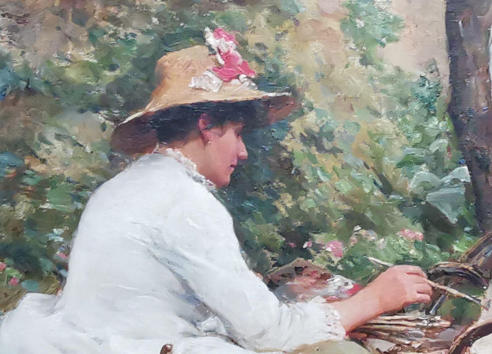 Les femmes à l'honneur : Une femme peintre à l’œuvre